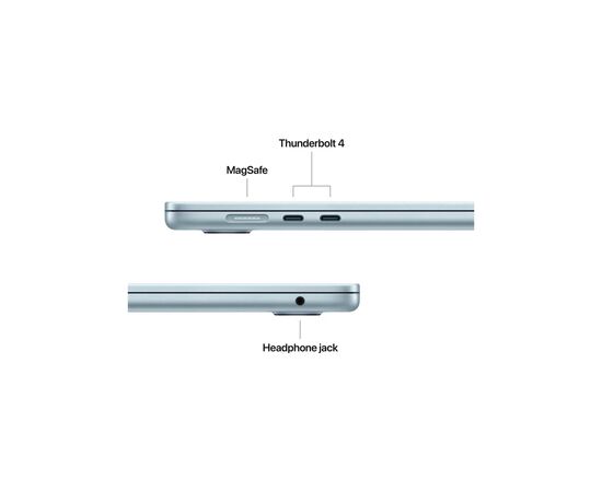 Ноутбук Apple MacBook Air 15 M5 A3448 Sky Blue (MDVU4UA/A), изображение 6