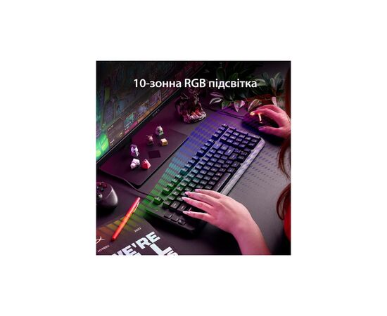 Клавиатура HyperX Eve 1800 USB UA Black (B7JE0AA), изображение 7