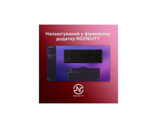 Клавиатура HyperX Eve 1800 USB UA Black (B7JE0AA), изображение 9