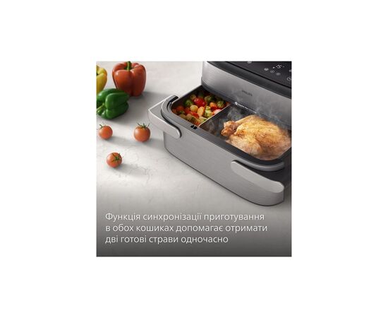 Мультипіч Philips Ovi Dual SteamFry (NA565/02), зображення 5