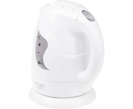 Электрочайник Adler AD 08 white, изображение 2
