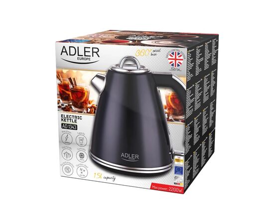 Электрочайник Adler AD 1343 black, изображение 6