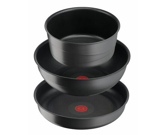 Набір посуду Tefal Ingenio Inspiration, 6 предметів, чорний (L867S604), зображення 2