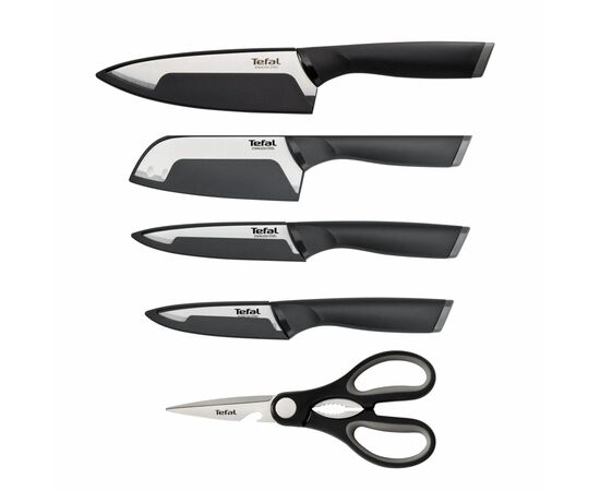 Набор ножей Tefal Comfort, 5 предметів, чорний (K2215S55)