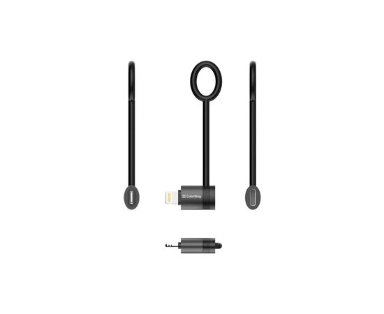 Перехідник USB-C F to Lightning M black ColorWay (CW-AD-LC), зображення 5