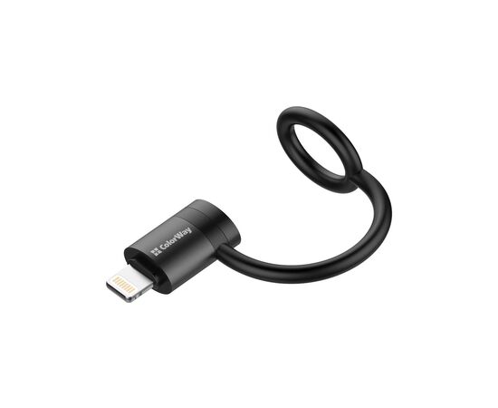 Перехідник USB-C F to Lightning M black ColorWay (CW-AD-LC)