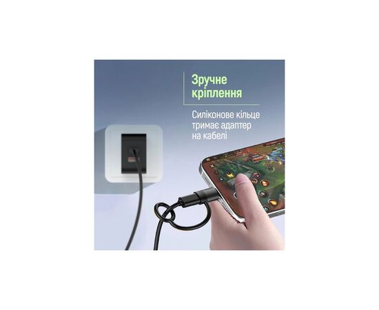 Переходник Lightning F to USB-C M black ColorWay (CW-AD-CL2), изображение 10