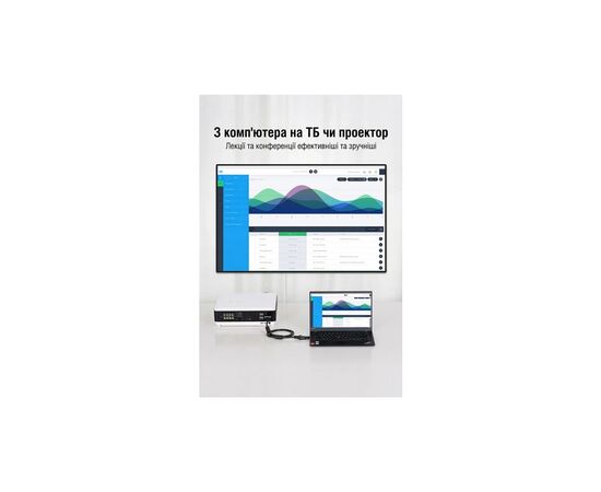 Переходник HDMI M to VGA F 1080P 60Hz 3,5mm Audio Vention (AIDB0), изображение 5