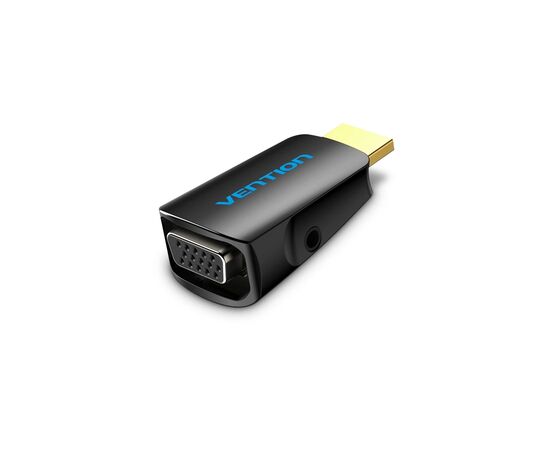 Переходник HDMI M to VGA F 1080P 60Hz 3,5mm Audio Vention (AIDB0)
