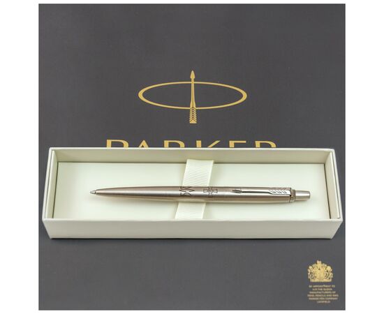 Ручка кулькова Parker JOTTER 17 ARMY SS CT BP Емблема ЗСУ + Тризуб ЗСУ (16132_W101b), зображення 5