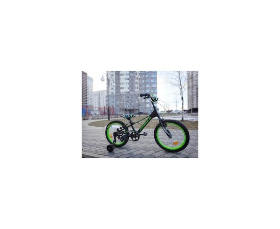 Велосипед Formula 20" Kid SLIM BH рама-10" AL 2026 чорний з зеленим (OPS-FRK-20-259), изображение 2