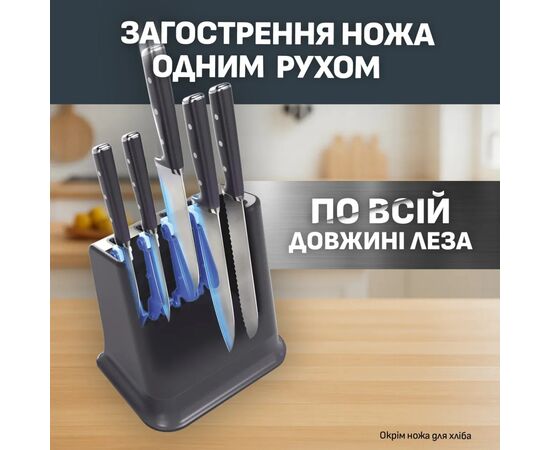Набір ножів Tefal Ever Sharp Pro, 6 предметів, чорний (K297S644), зображення 9