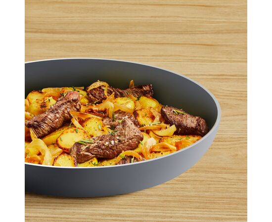 Сковорода Tefal Halo, 20 см, алюміній, сірий (C3120253), зображення 2