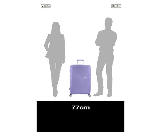 Валіза American Tourister Soundbox 97/110 л лавандова (32G*82003), зображення 11