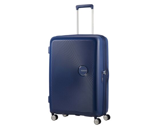 Чемодан American Tourister Soundbox 97/110 л темно-синя (32G*41003)