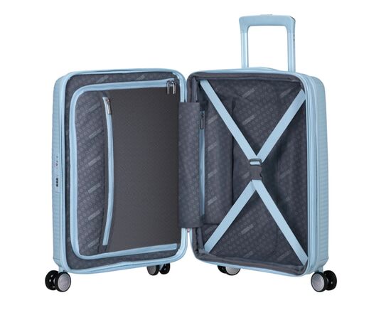 Валіза American Tourister Soundbox 35.5/41 л пастельно-блакитна (32G*22001), зображення 8