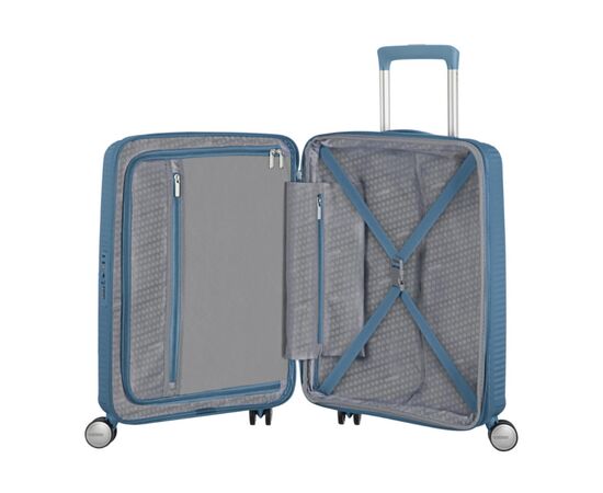 Валіза American Tourister Soundbox 35.5/41 л сіро-синя (32G*51001), зображення 7