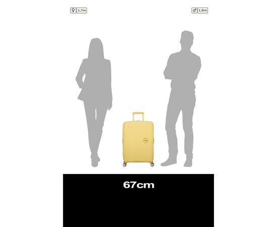 Чемодан American Tourister Soundbox 71.5/81 л пастельно-жовта (32G*16002), изображение 10