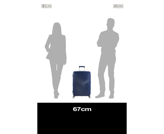 Чемодан American Tourister Soundbox 71.5/81 л темно-синя (32G*41002), изображение 10