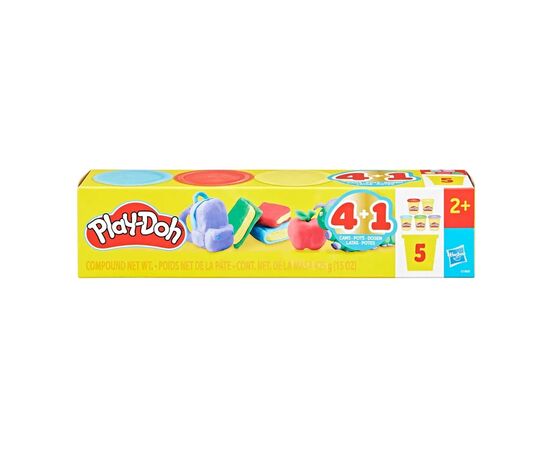 Набор для творчества Hasbro Play-Doh маса для ліплення Повернення до школи 5 баночок (G1860)