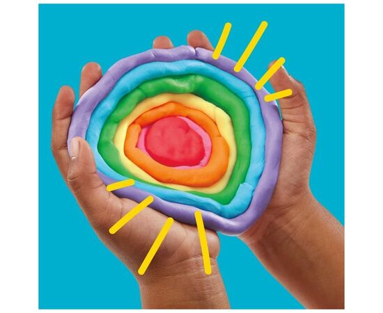 Набор для творчества Hasbro Play-Doh маса для ліплення Райдужні сюрпризи 50 баночок (G1761), изображение 4