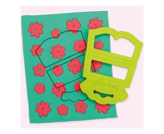 Набор для творчества Hasbro Play-Doh Barbie Квітковий візерунок та бахрома (G1360), изображение 3