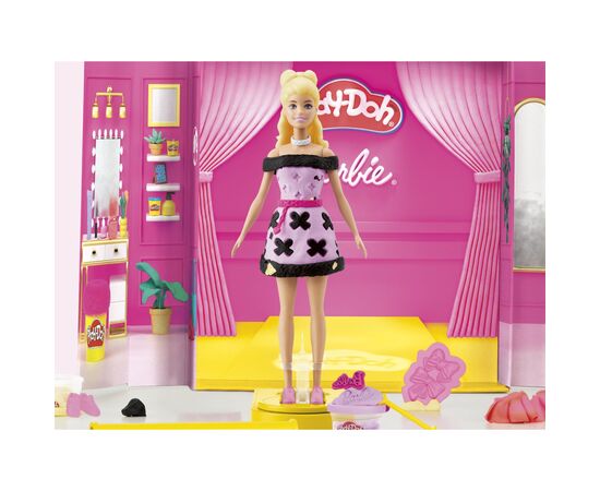 Набор для творчества Hasbro Play-Doh Barbie Показ Моди з масою для ліплення (G1356), изображение 10