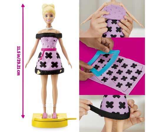 Набор для творчества Hasbro Play-Doh Barbie Показ Моди з масою для ліплення (G1356), изображение 5