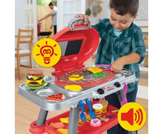Набір для творчості Hasbro Play-Doh Барбекю, з масою для ліплення (G0500), зображення 5