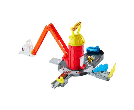 Автотрек Hot Wheels City Пожарно-спасательная суперстанция (JHL95), изображение 2