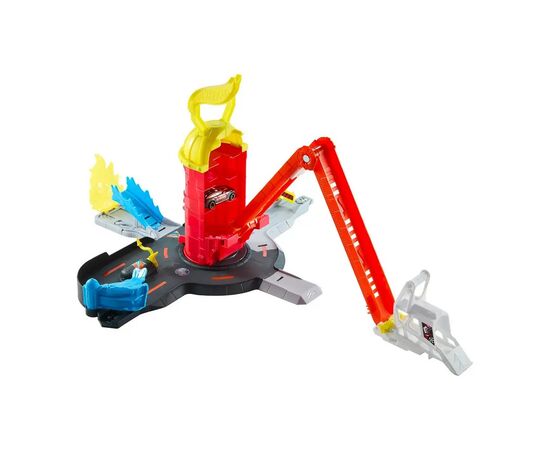 Автотрек Hot Wheels City Пожарно-спасательная суперстанция (JHL95), изображение 3