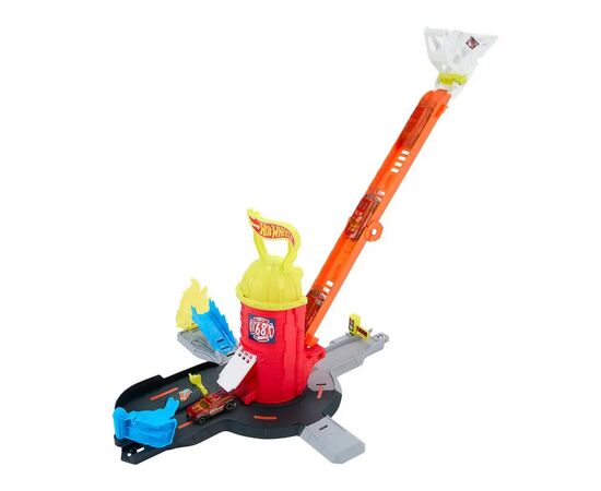 Автотрек Hot Wheels City Пожарно-спасательная суперстанция (JHL95), изображение 4
