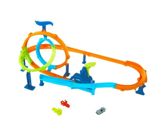 Автотрек Hot Wheels Stunt tracks Безумный турбовер (JHK73)