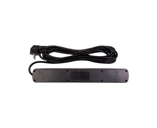 Мережевий фільтр живлення PowerPlant 5м, 6 розеток, USB (YS-N6086/5c) (EX610679), зображення 3