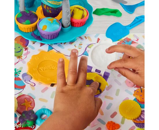 Набор для творчества Hasbro Play-Doh Вежа капкейків з масою для ліплення (G0529), изображение 10