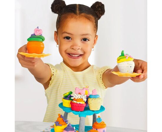 Набор для творчества Hasbro Play-Doh Вежа капкейків з масою для ліплення (G0529), изображение 12