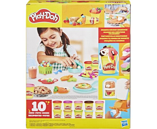 Набор для творчества Hasbro Play-Doh Весела кухня з масою для ліплення (G0538), изображение 5