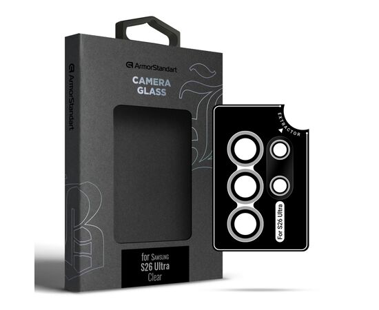 Скло захисне Armorstandart Supreme BI camera Samsung S26 Ultra Clear (ARM90424)