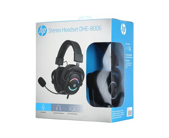 Наушники HP DHE-8006 Gaming 7.1 Sound USB Black (DHE-8006), изображение 5