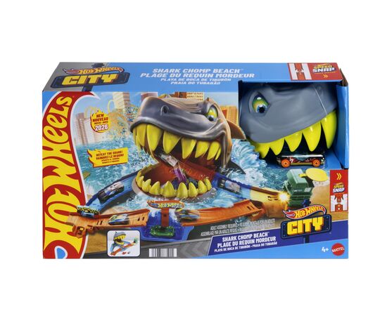 Автотрек Hot Wheels City Пляжна атака акули (JHL96), зображення 5