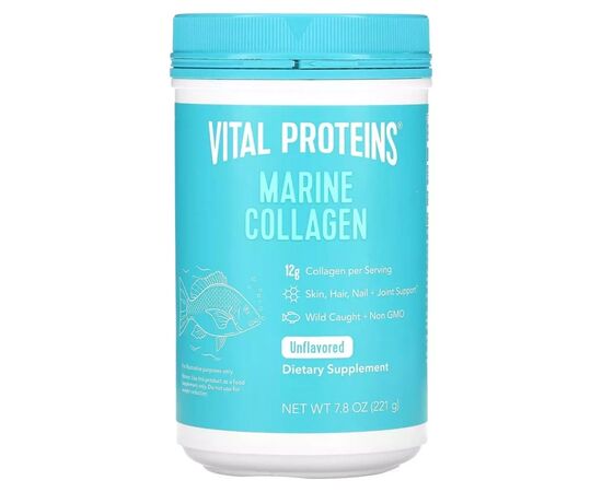 Витаминно-минеральный комплекс Vital Proteins Морской коллаген из дикой рыбы, без добавок, Marine Collagen, Wi (VTP00548)
