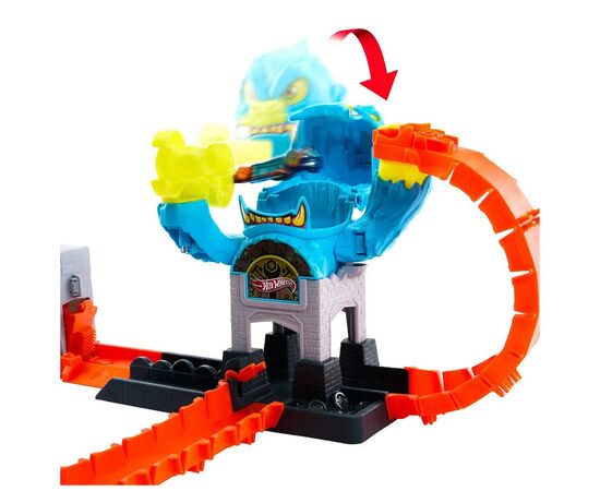 Автотрек Hot Wheels City Атака лютой гориллы (JHL92), изображение 2