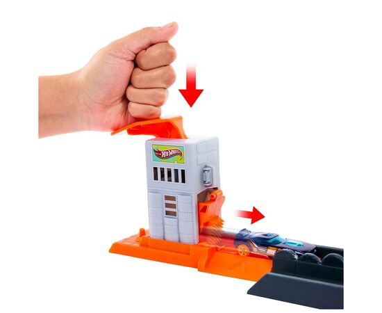 Автотрек Hot Wheels City Атака лютой гориллы (JHL92), изображение 4