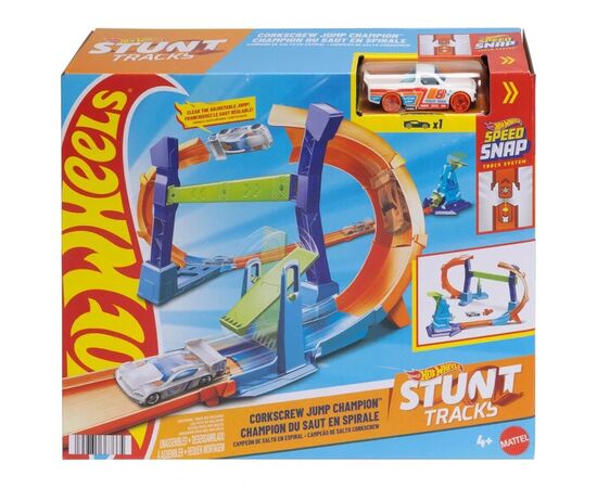 Автотрек Hot Wheels Чемпион невероятных прыжков (JLM91), изображение 4
