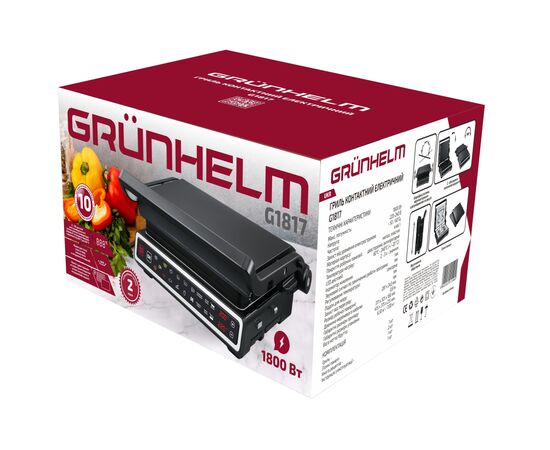 Электрогриль Grunhelm G1817, изображение 9