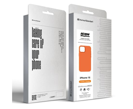 Чохол до мобільного телефона Armorstandart Icon2 MagCase Apple iPhone 15 Cosmic Orange (ARM89275), зображення 3