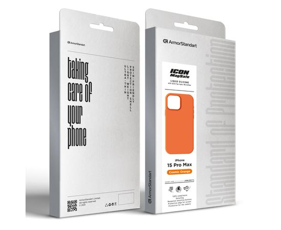 Чохол до мобільного телефона Armorstandart Icon2 MagCase Apple iPhone 15 Pro Max Cosmic Orange (ARM89277), зображення 3