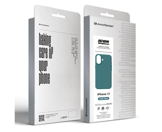 Чохол до мобільного телефона Armorstandart Icon2 MagCase Apple iPhone 17 Light Moss (ARM89580), зображення 2