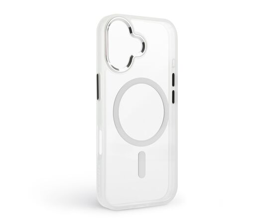 Чохол до мобільного телефона Armorstandart Unit MagCase Apple iPhone 17 Clear Silver + Pink Button Set (ARM90580), зображення 2