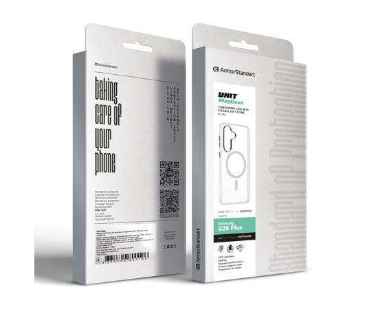 Чохол до мобільного телефона Armorstandart Unit MagCase Samsung S26 Plus 5G Clear Silver (ARM89450), зображення 6